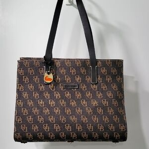 Dooney & Bourke Gray  Monogram Tote Bag